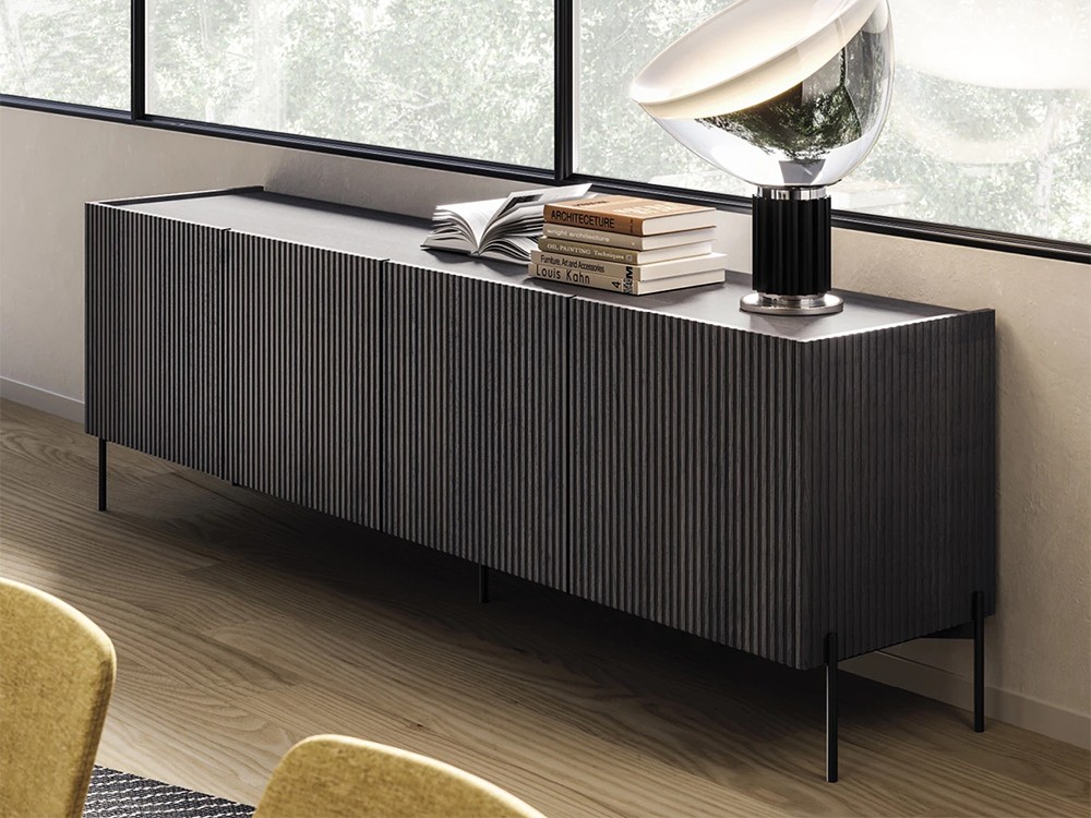 Aparador bajo de madera de roble Zero.22 Devina Nais - 2