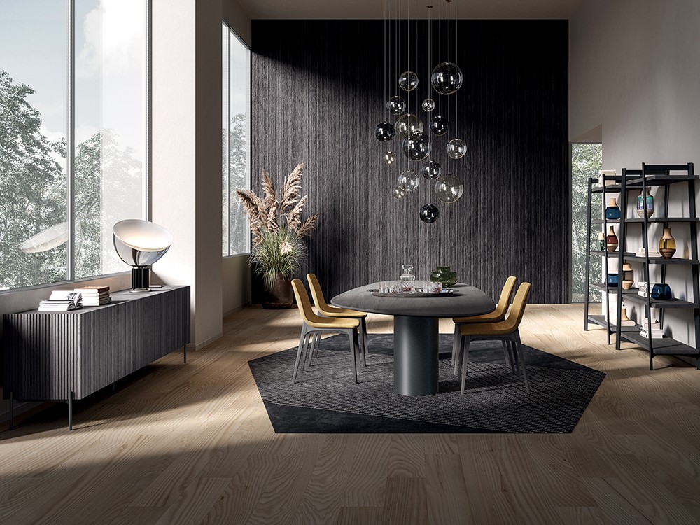 Aparador bajo de madera de roble Zero.22 Devina Nais - 8