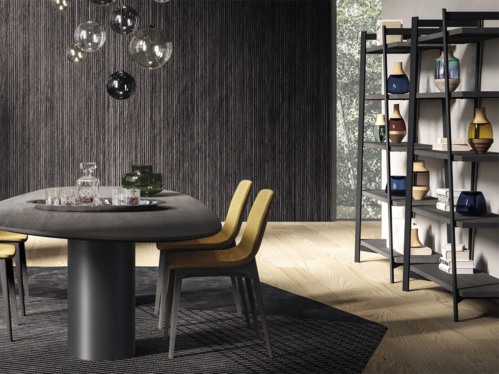 Librería Step de madera de roble Devina Nais - 12