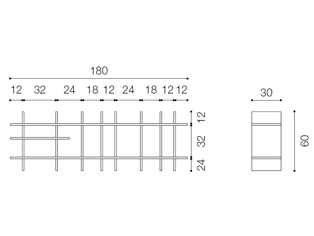 Estantería colgada Ritmo de Devina Nais - 5
