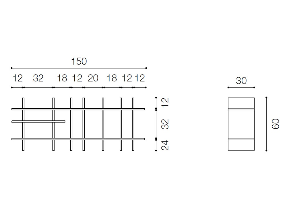 Estantería colgada Ritmo de Devina Nais - 4