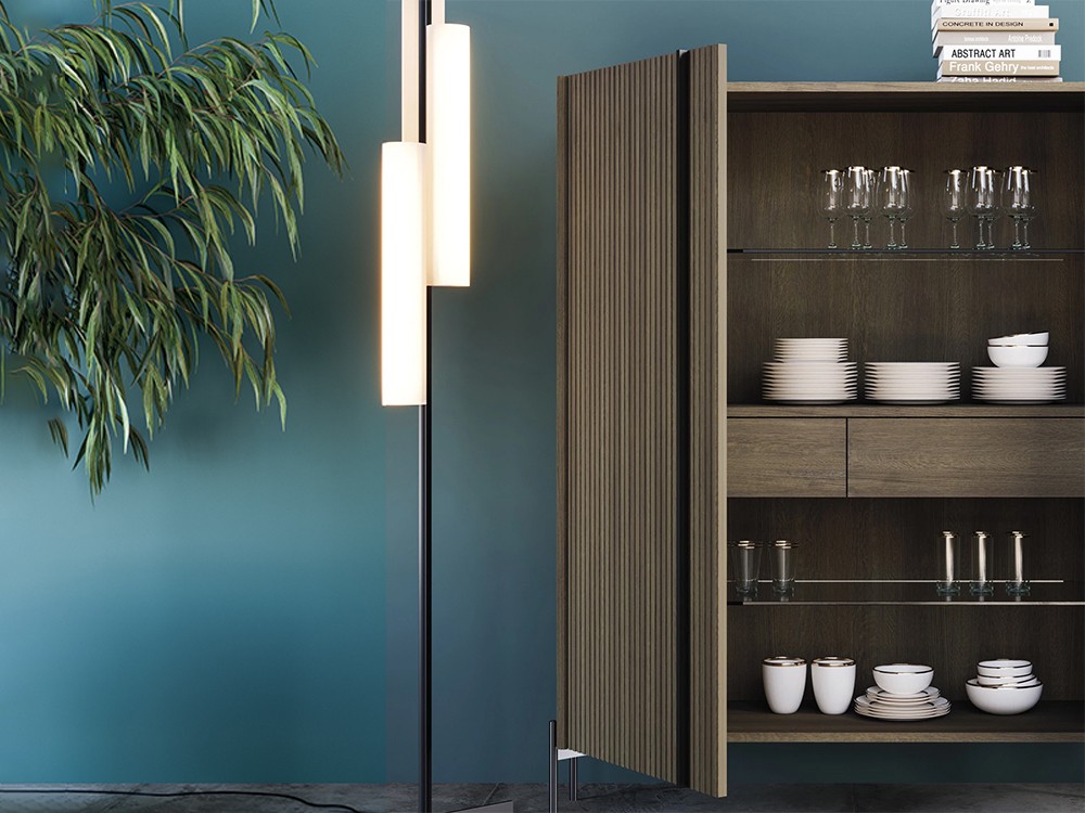 Aparador alto de roble Zero.22 de Devina Nais - 2