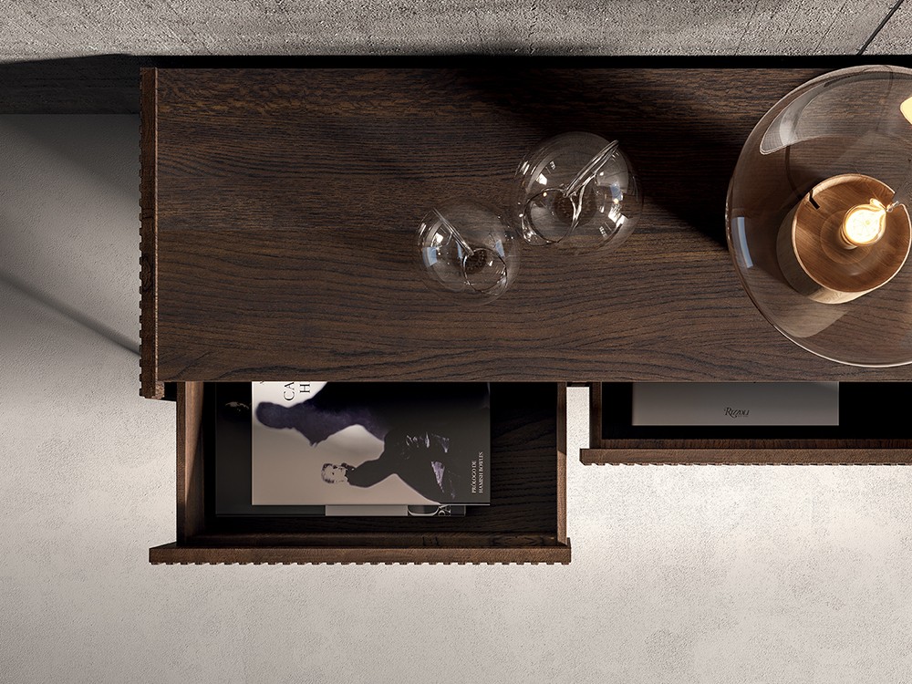 Mueble TV de roble Zero.22 de devina Nais - 3