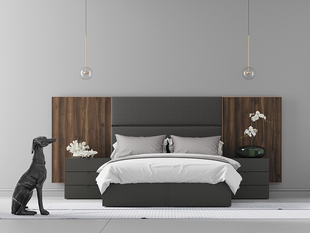 Dormitorio Due tapizado con base tatami NoLimits Next jotajotape - 2