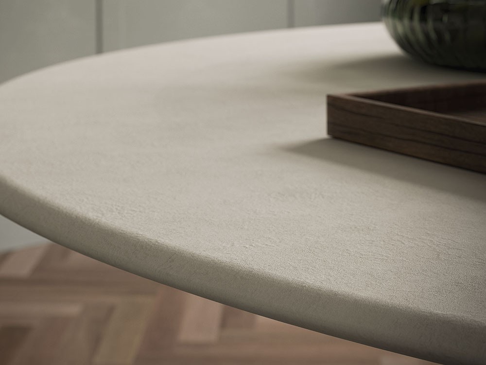 Mesa fija de comedor redonda u ovalada Giano Argile de Cattelan Italia - 2