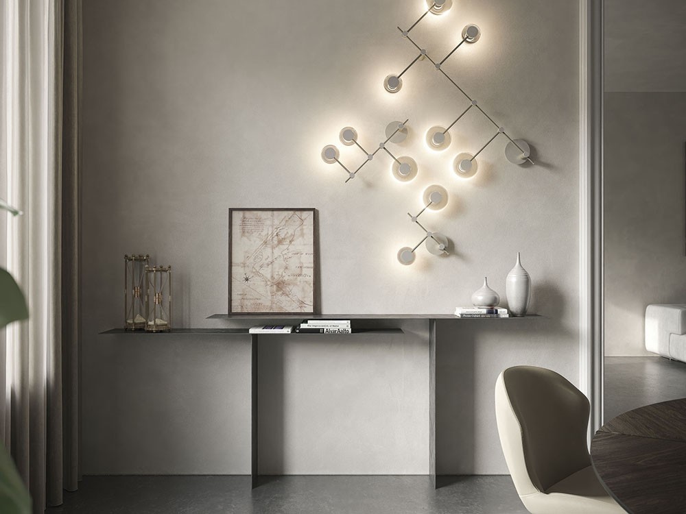 Consola de acero Tee Cattelan italia - 1