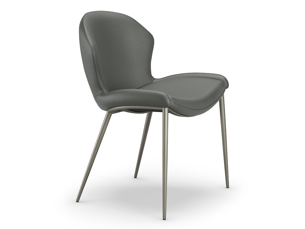 Silla Rachel ML tapizada en ecopiel de Cattelan Italia - 8