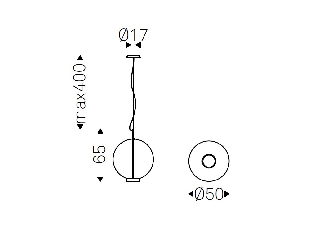 Lámpara de techo Ohay de Cattelan Italia - 4