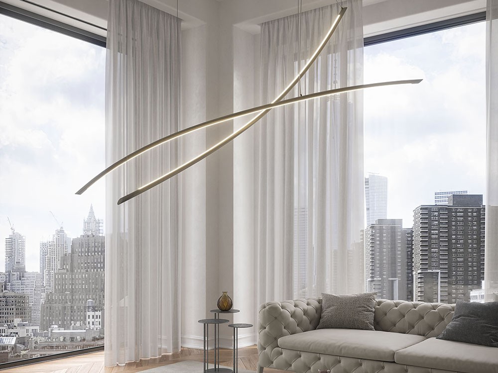 Lámpara de techo Katana Magnum de Cattelan Italia - 1