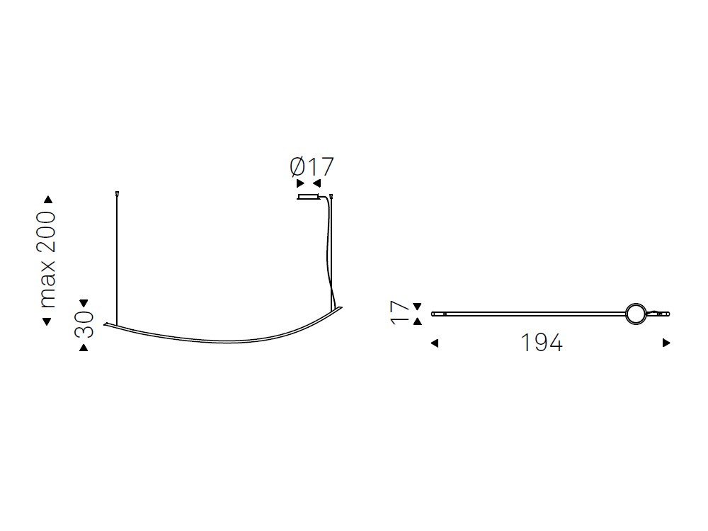 Lámpara de techo Katana Magnum de Cattelan Italia - 3