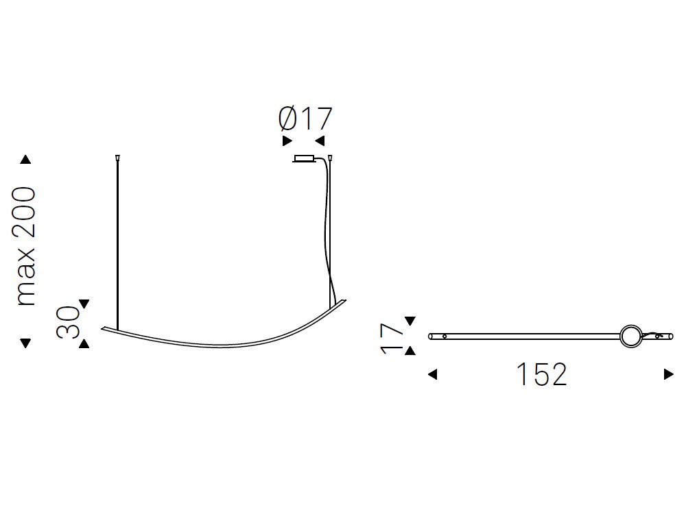 Lámpara de techo Katana de Cattelan Italia - 3