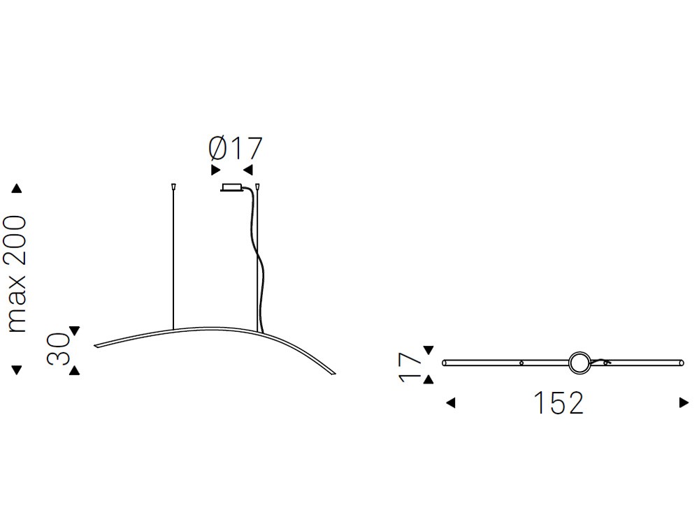 Lámpara de techo Katana de Cattelan Italia - 4