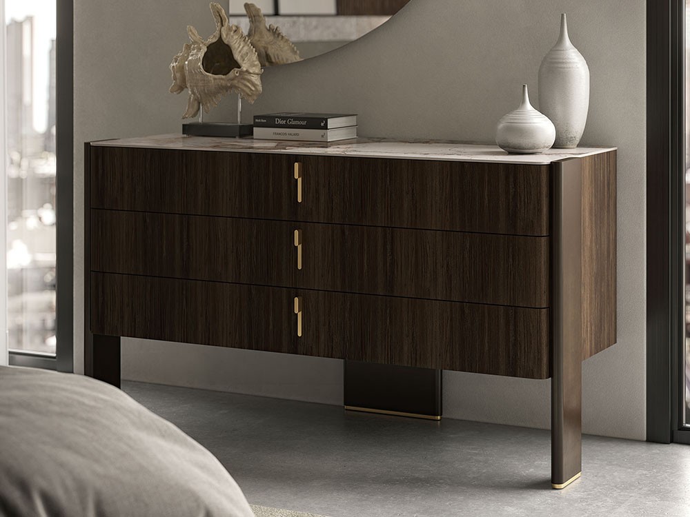 Cómoda con tres cajones Julian de Cattelan Italia - 3