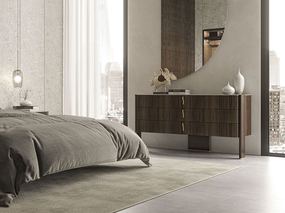 Cómoda con tres cajones Julian de Cattelan Italia - 1