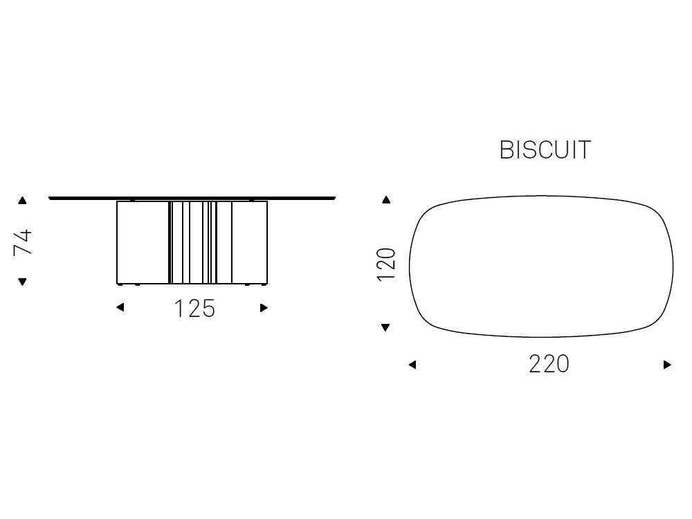 Mesa fija de comedor Papel Keramik de Cattelan Italia - 7