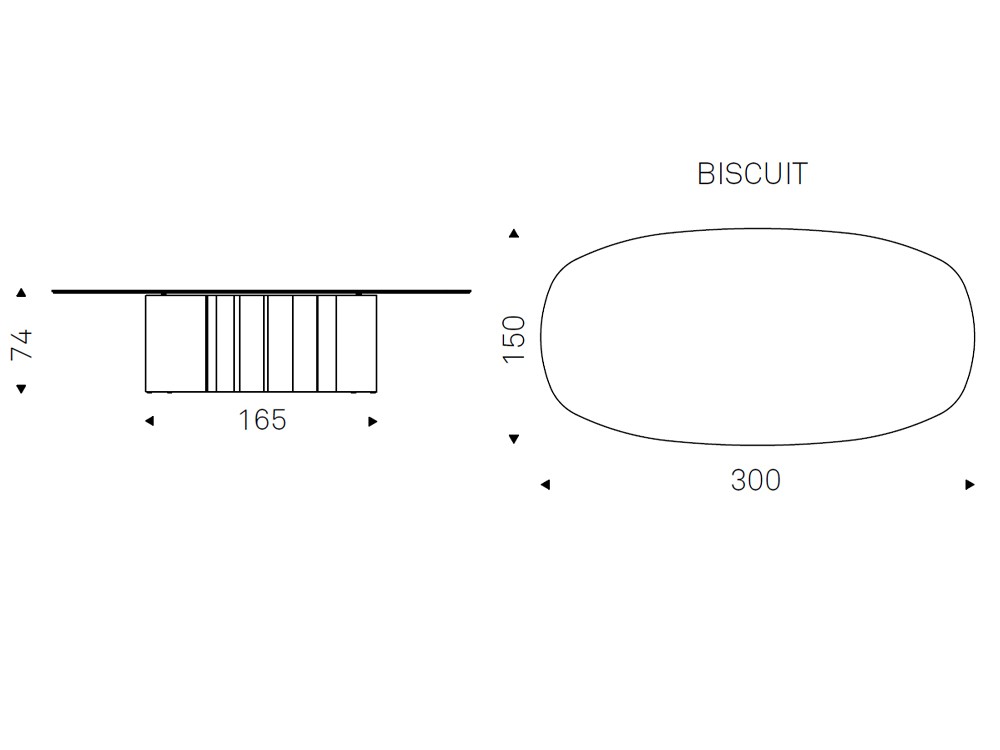 Mesa fija de comedor Papel Keramik de Cattelan Italia - 11
