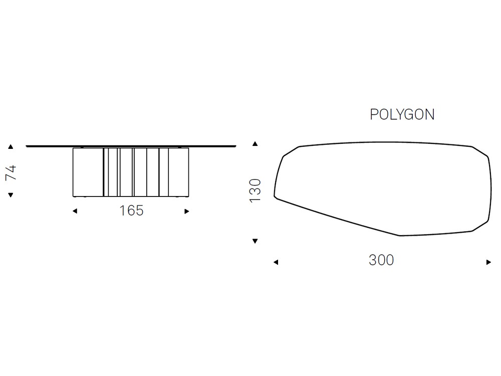 Mesa fija de comedor Papel Keramik de Cattelan Italia - 15