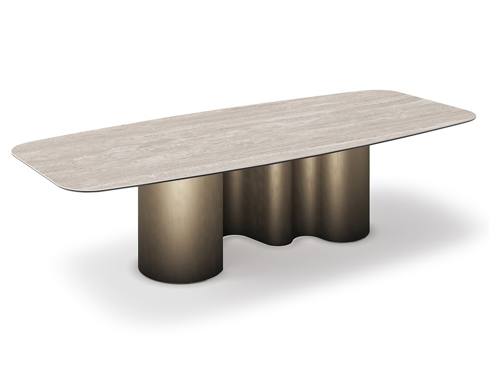 Mesa fija de comedor Papel Keramik de Cattelan Italia - 4