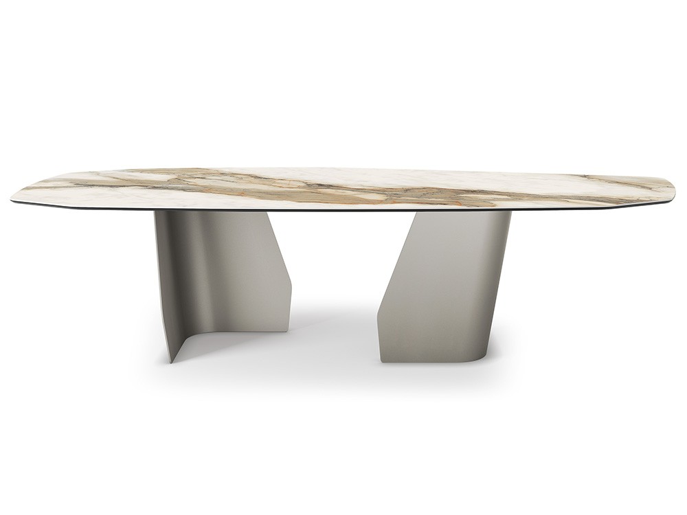 Mesa fija de comedor Senator Keramik de Cattelan Italia - 2