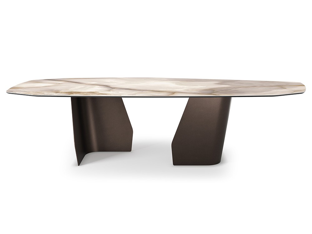 Mesa fija de comedor Senator Keramik de Cattelan Italia - 4