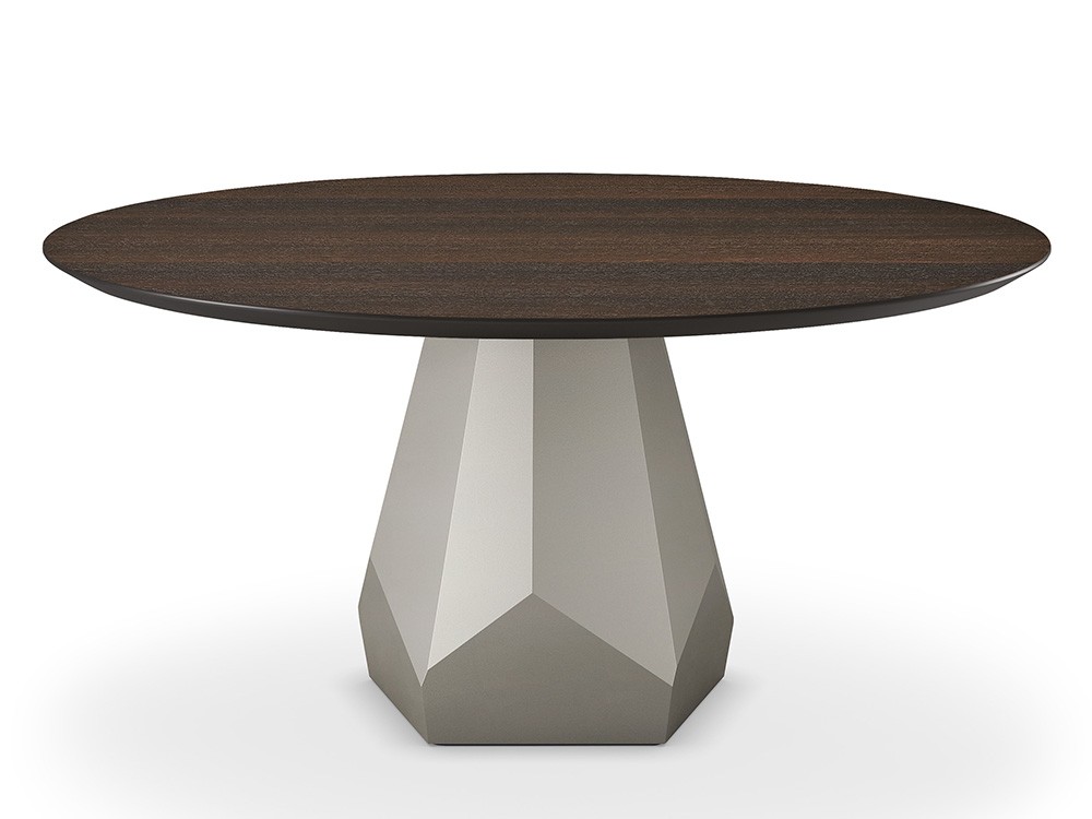 Mesa redonda Zermatt Wood de Cattelan Italia - 1