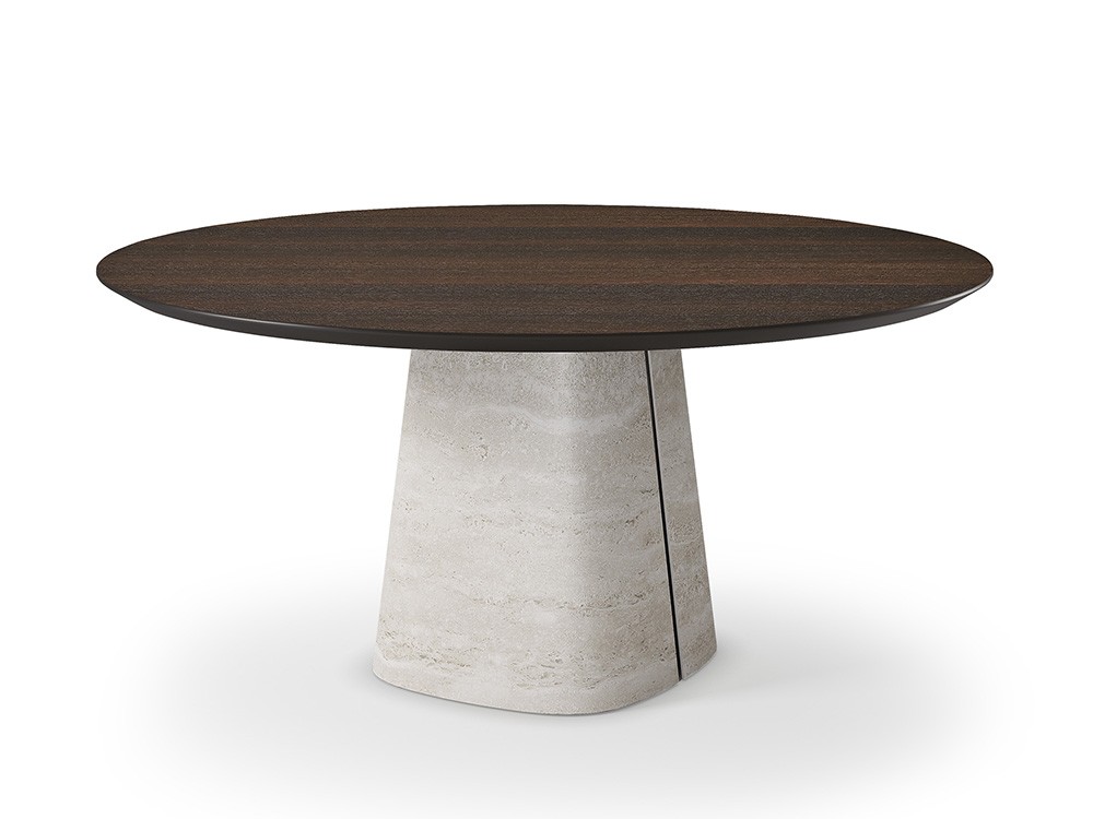 Mesa redonda Rado Wood Round de Cattelan Italia - 2