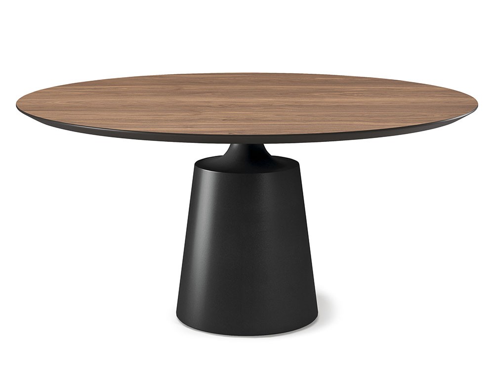 Mesa de comedor redonda Yoda Wood de Cattelan Italia - 2