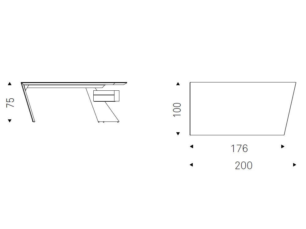 Escritorio Nasdaq Keramik de Cattelan Italia - 6