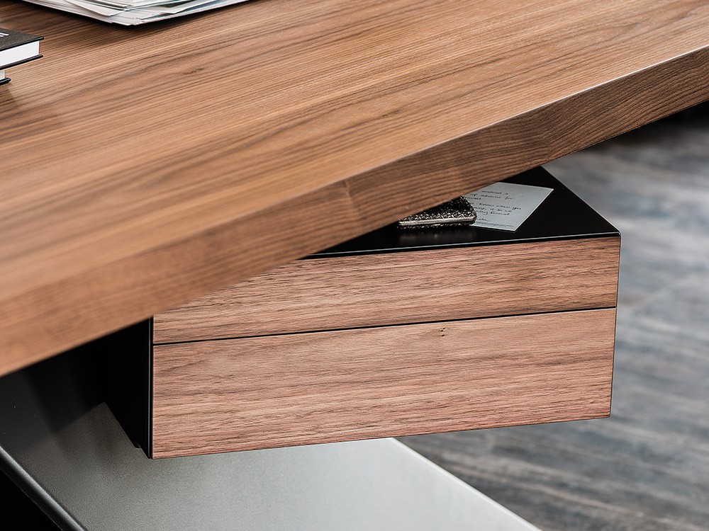 Escritorio Nasdaq de chapa natural Cattelan Italia - 6