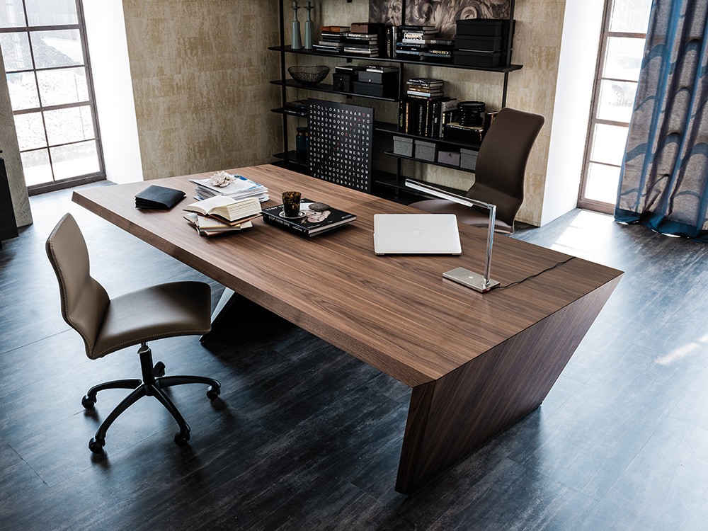 Escritorio Nasdaq de chapa natural Cattelan Italia - 7