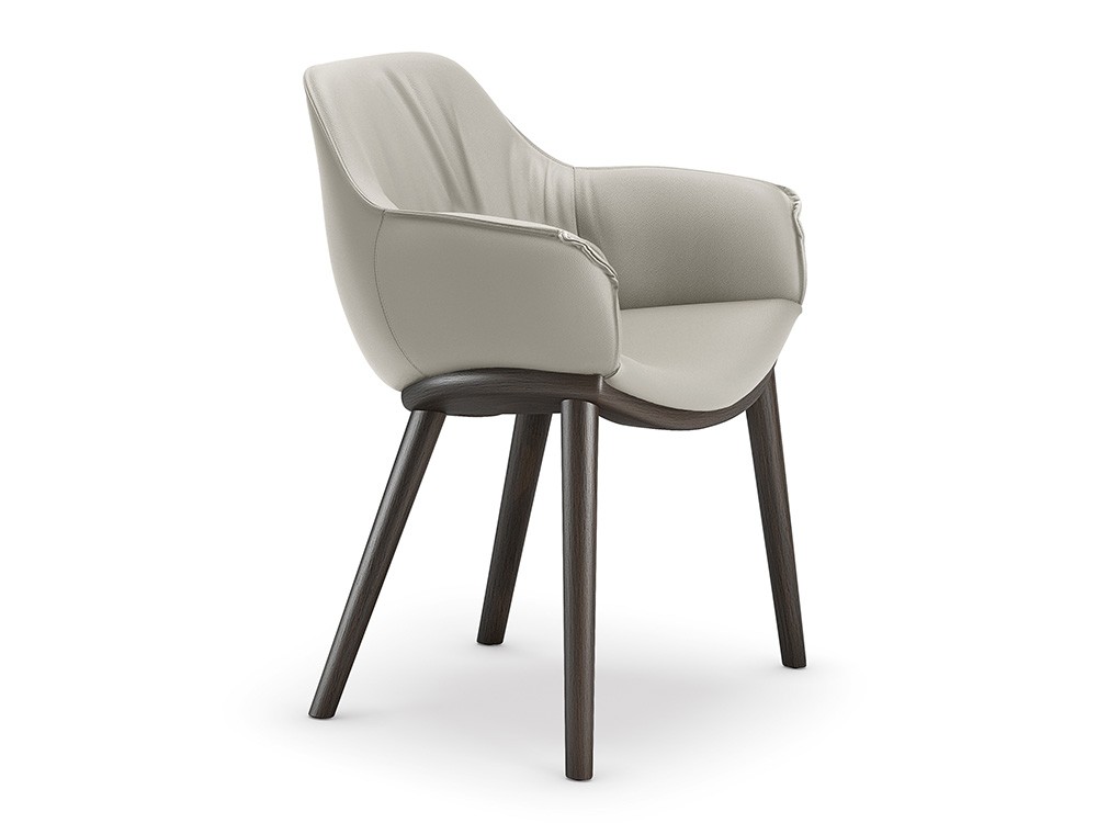 Silla Scarlett Wood tapizada de Cattelan Italia - 2