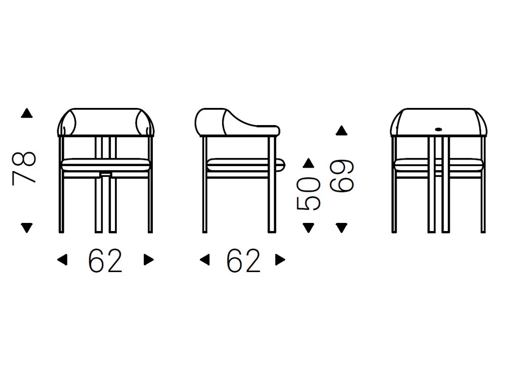Silla Greta tapizada de Cattelan Italia - 6