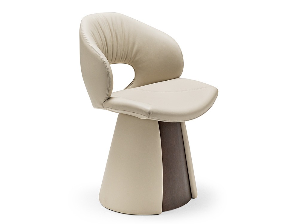 Silla Dafne tapizada en ecopiel de Cattelan Italia - 1