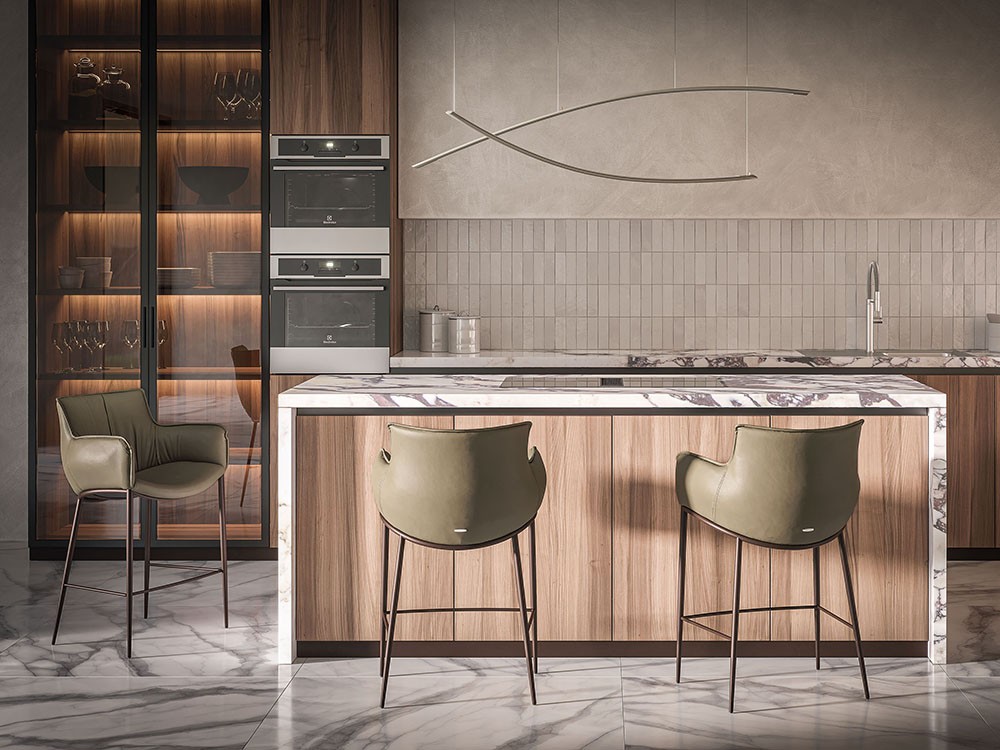 Taburete de cocina o bar Rhonda de Cattelan Italian - 2