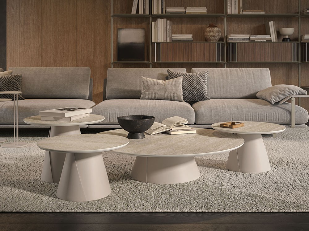 Mesa de centro Albert Keramik de Cattelan Italia - 1