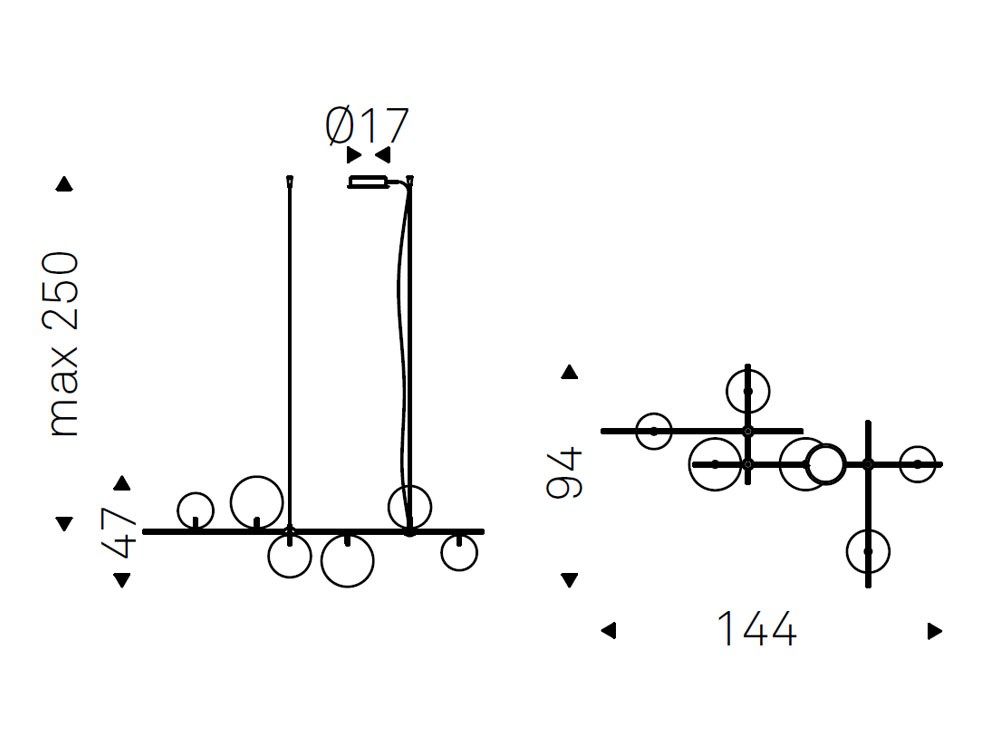 Lámpara de techo Bloom Cattelan Italia - 6