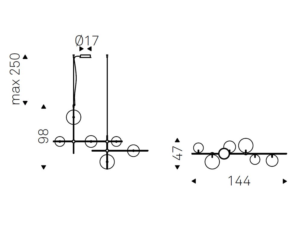 Lámpara de techo Bloom Cattelan Italia - 7