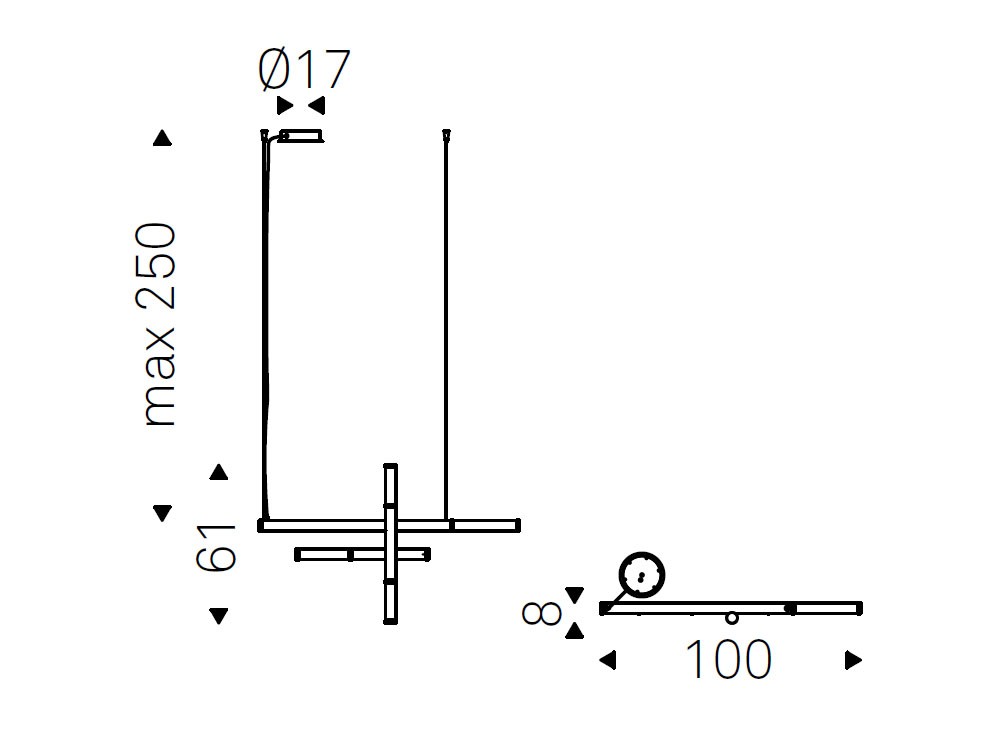 Lámpara de techo Regata de Cattelan Italia - 5
