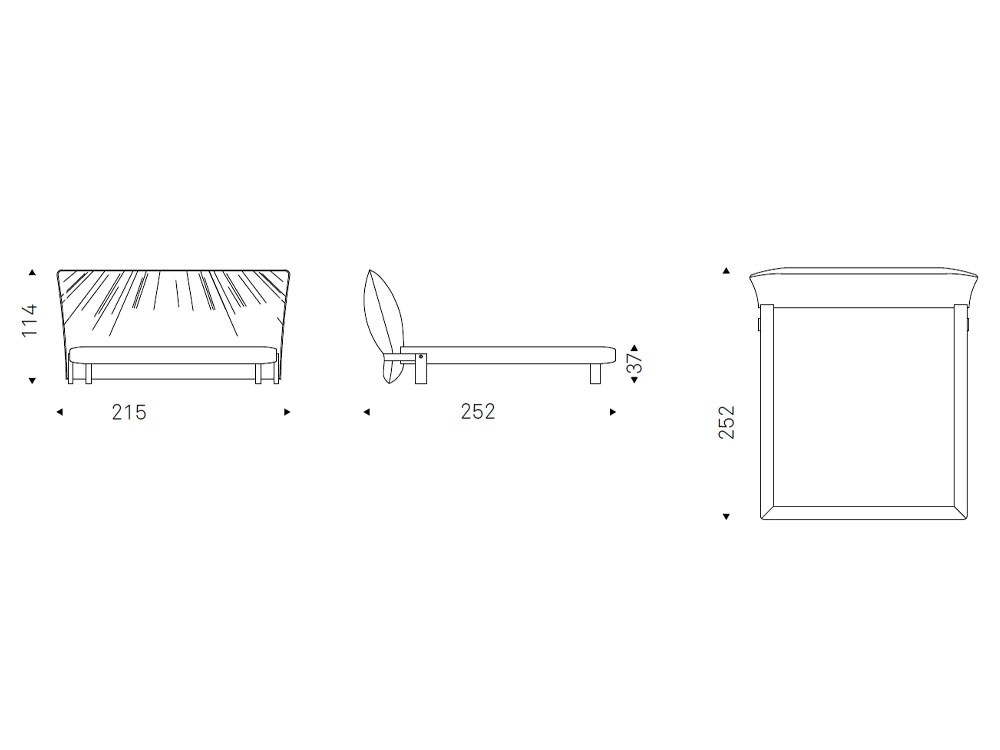 Cama Pascal tapizada de Cattelan Italia - 4