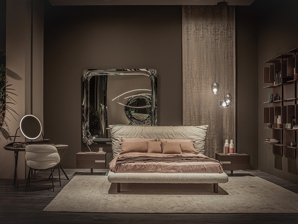 Cama Pascal tapizada de Cattelan Italia - 2