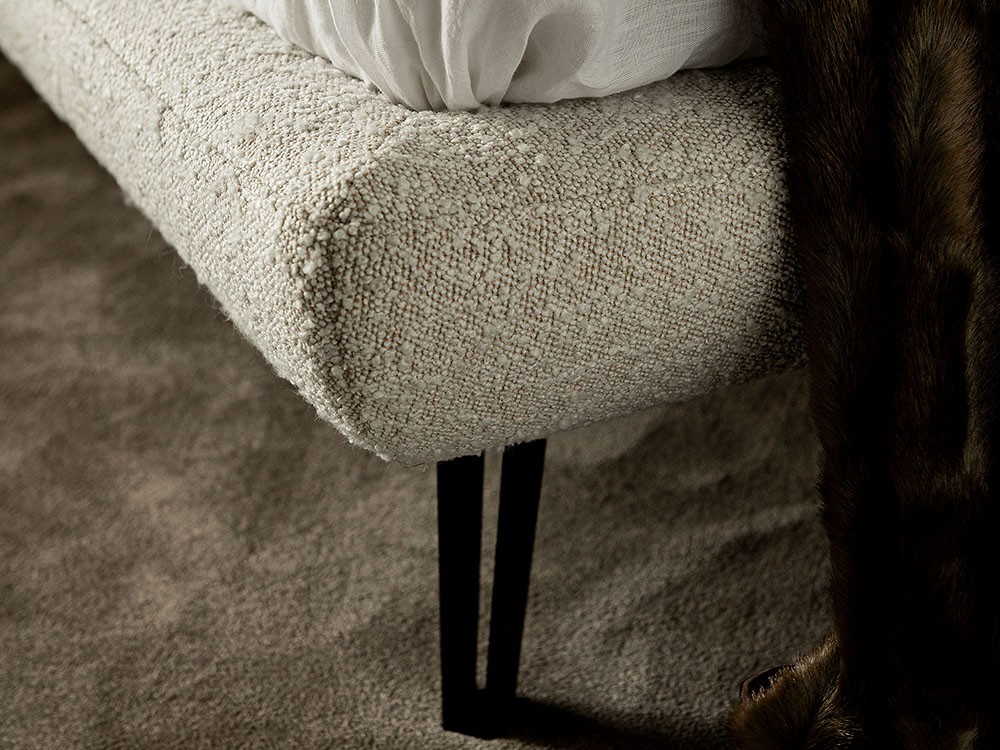 Cama tapizada bouclé Thomas de Cattelan Italia- 4