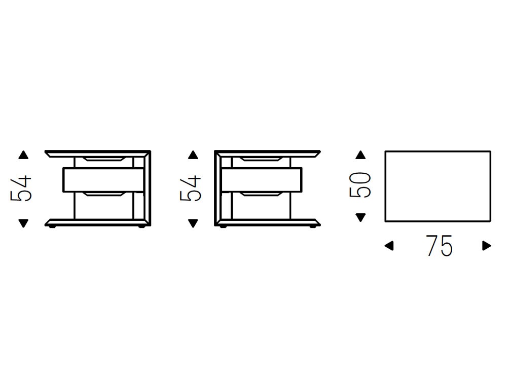 Mesita de noche Biagio de Cattelan Italia - 4