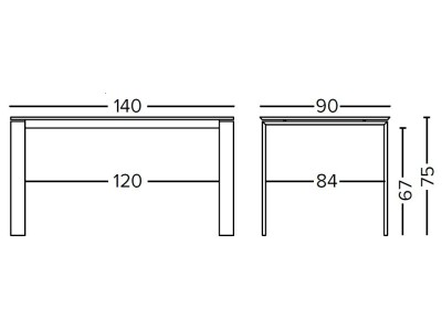 Mesa fija de comedor Aliena de Doos - 4