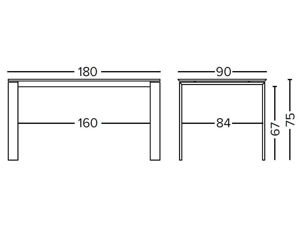 Mesa fija de comedor Aliena de Doos - 6