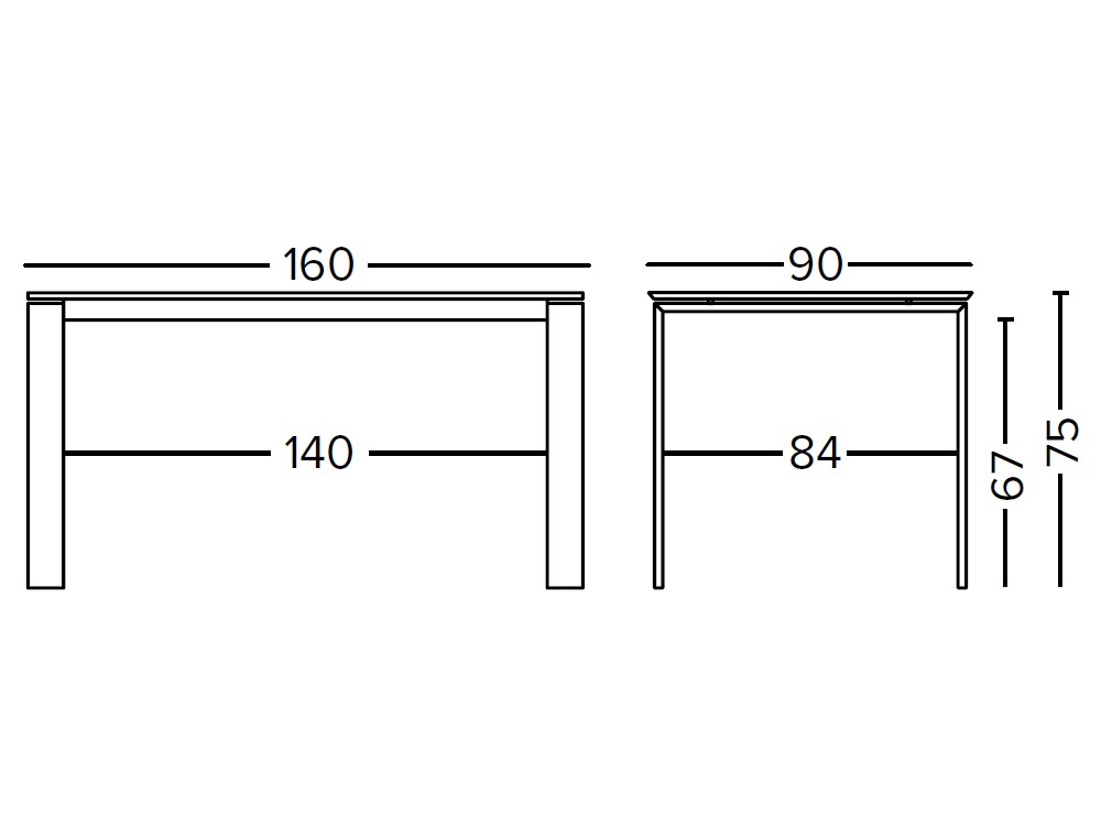 Mesa fija de comedor Aliena de Doos - 5
