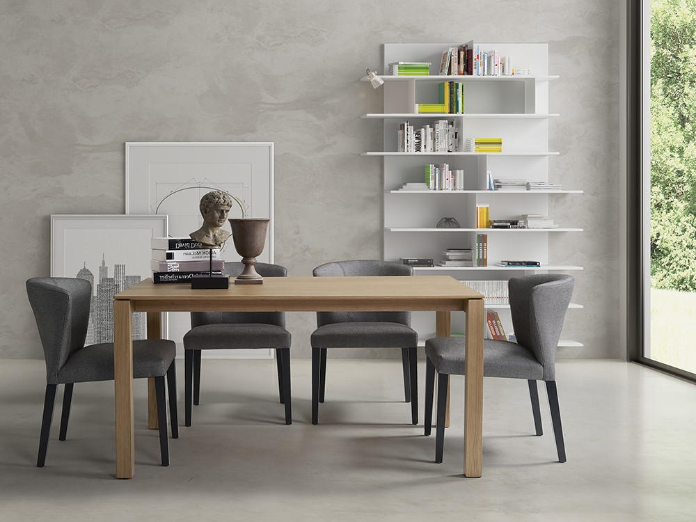 Mesa Goltay de chapa de roble Doos - 1