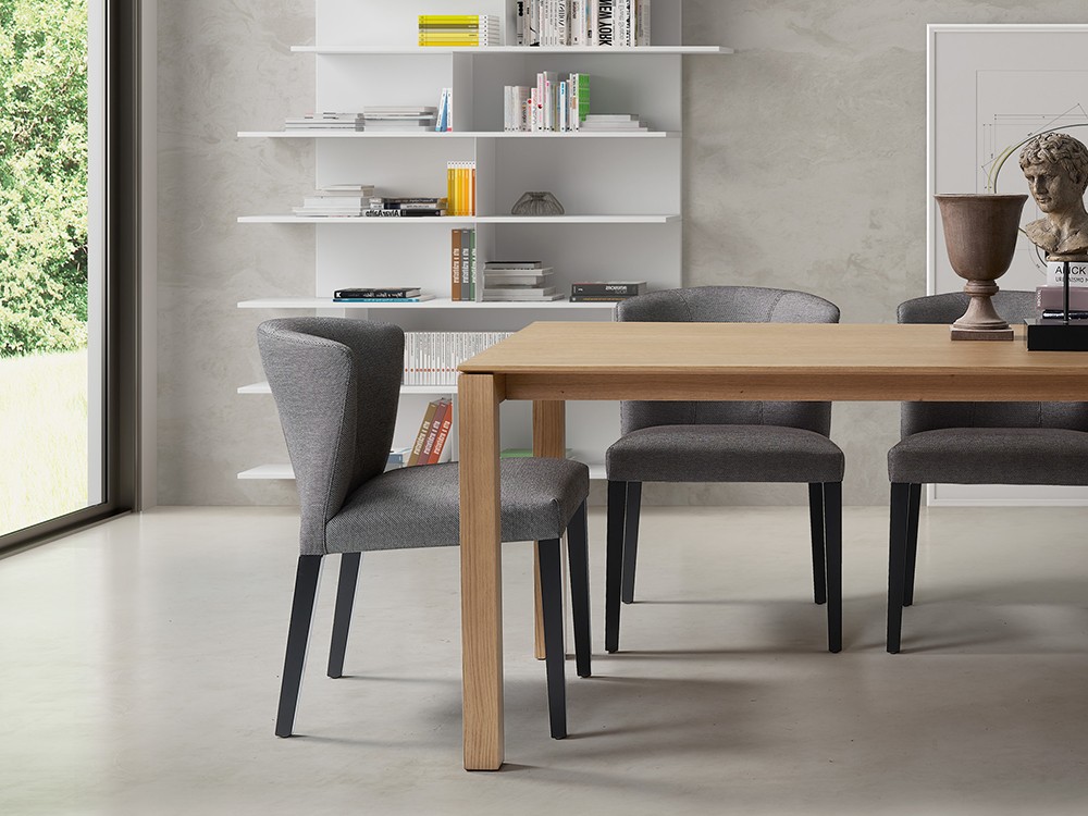 Mesa Goltay de chapa de roble Doos - 3