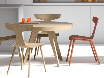 Mesa redonda fija o extensible Celine de Doos - 1