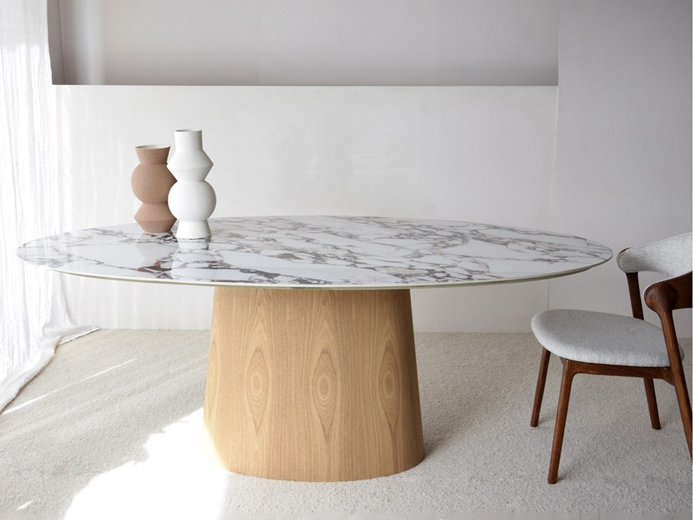 Mesa de comedor ovalada Fern DV Interiorismo - 1