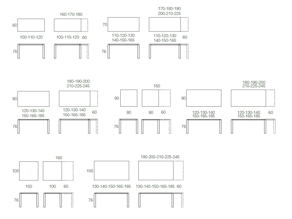 Mesa extensible Link Porcelánico Ramiro Tarazona  - 1